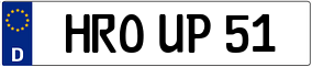 Truck License Plate